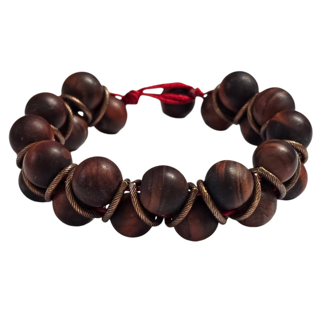 The Joe Helix Red Tigers Eye Bracelet