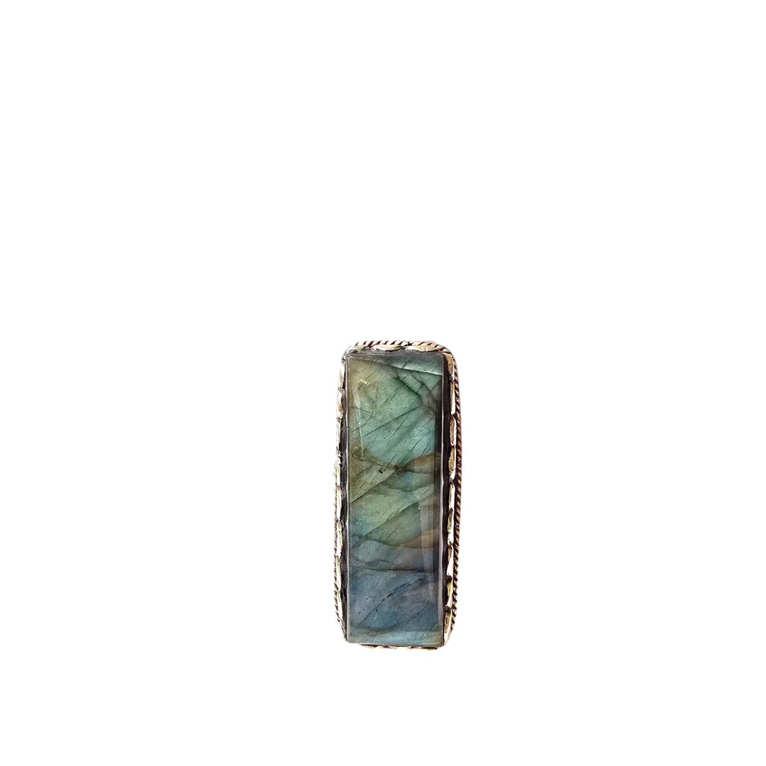 The King Labradorite Ring Collection