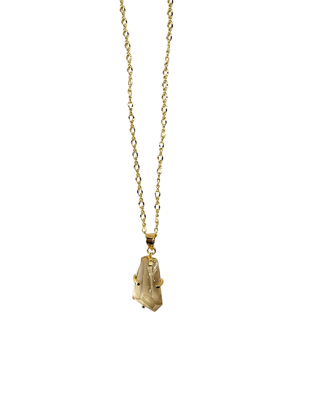 The Kirah Citrine and Smokey Quartz Necklace Collection