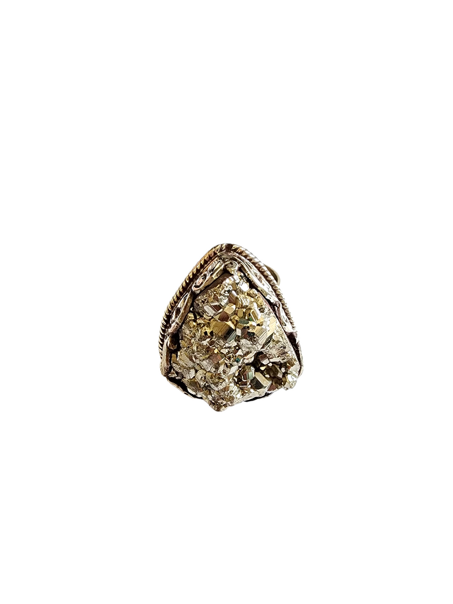 The Olly Pyrite Ring Collection