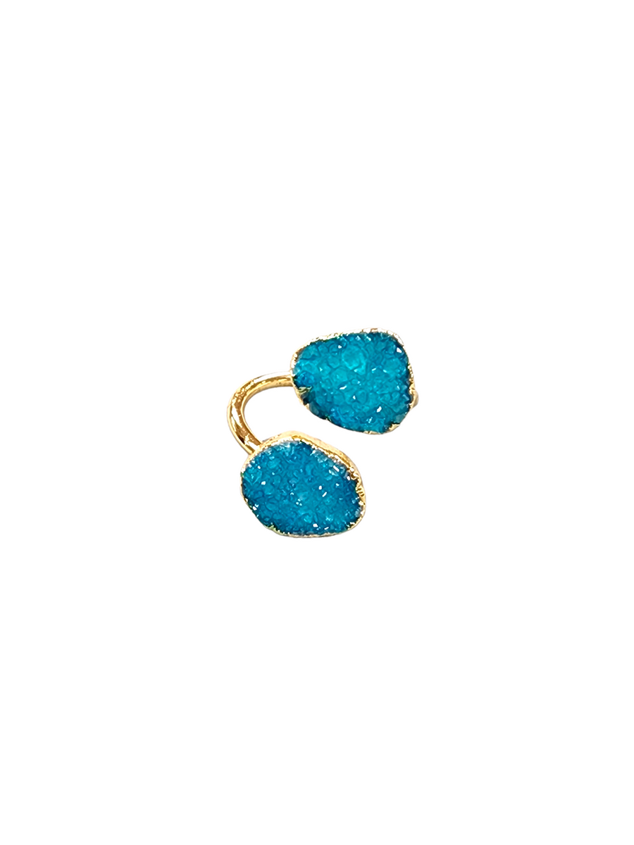 The Valentina Double Druzy Ring Colllection