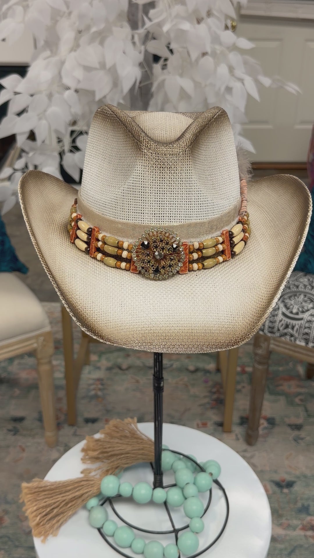 The Nuri Luxe Western Boho Hat