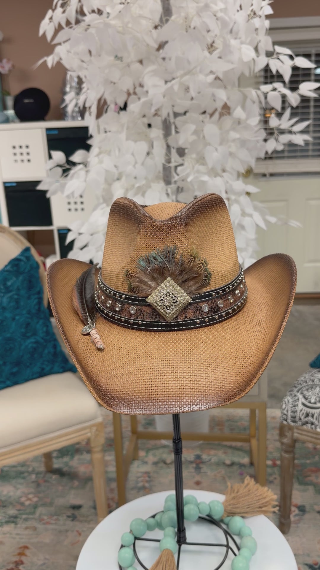 The Sahara Nomad Luxe Western Boho Hat