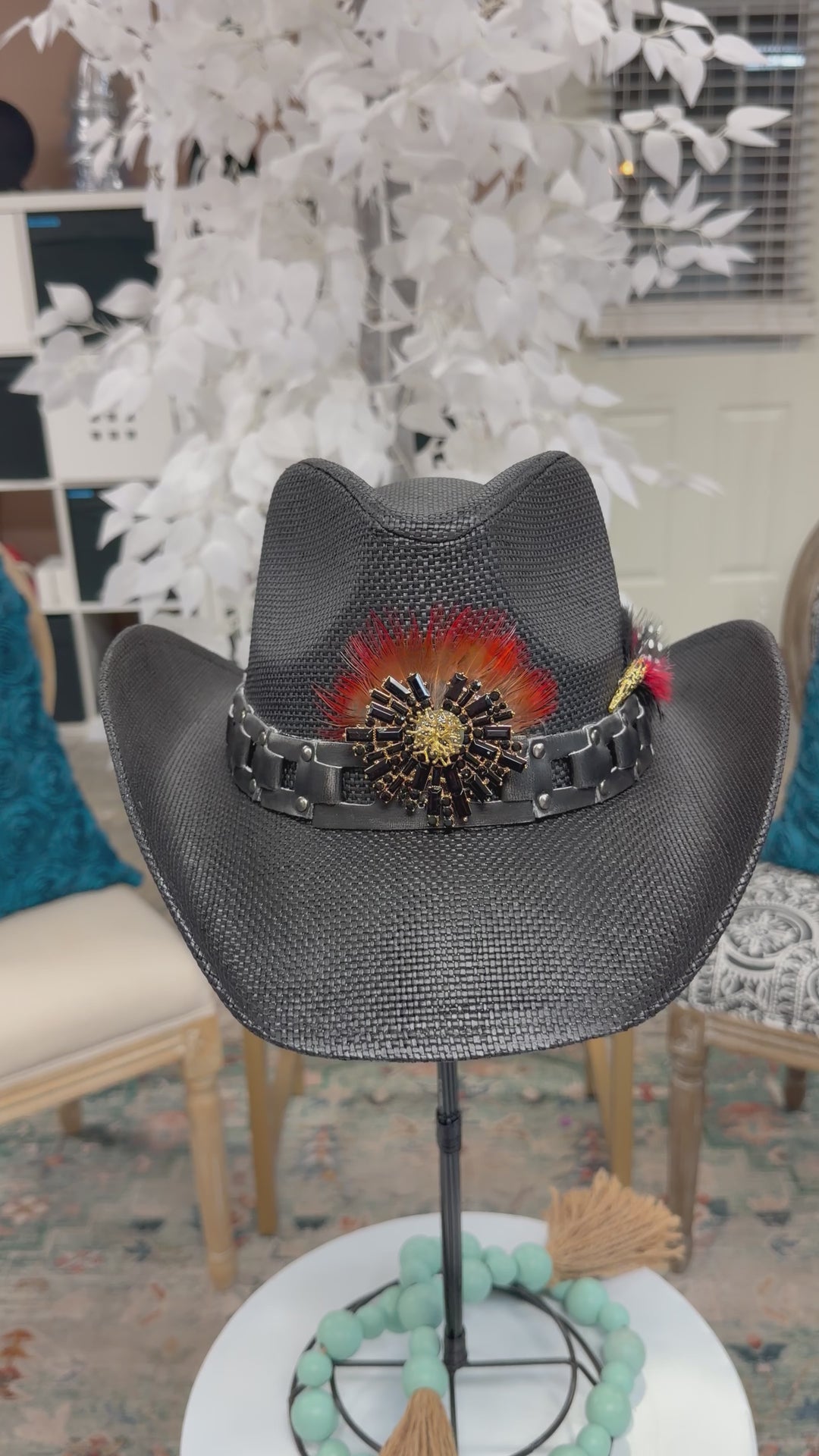 The Ember Midnight Rodeo Western Boho Hat