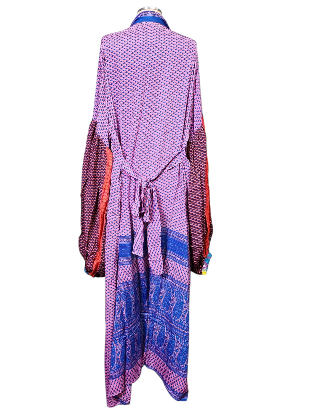 The Sapphire Rose Tulip Sleeve Long Kimono-148