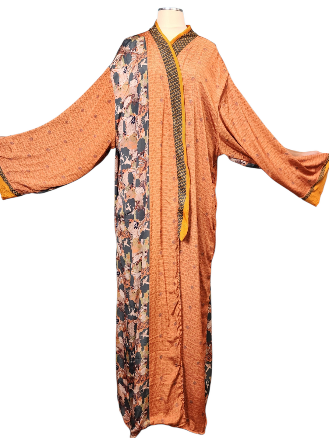 The Golden Eclipse Reversible Men's Kimono-143