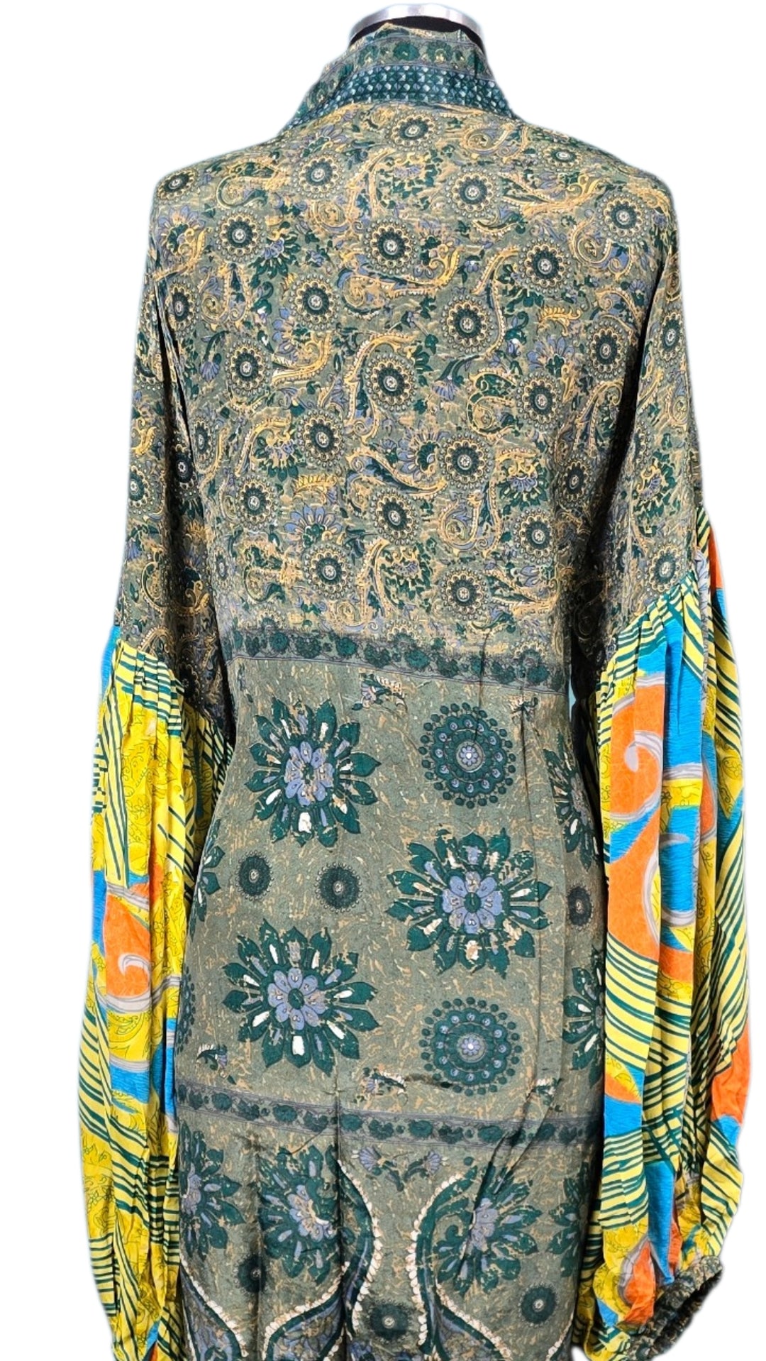 The Emerald Oasis  Short Kimono/Duster