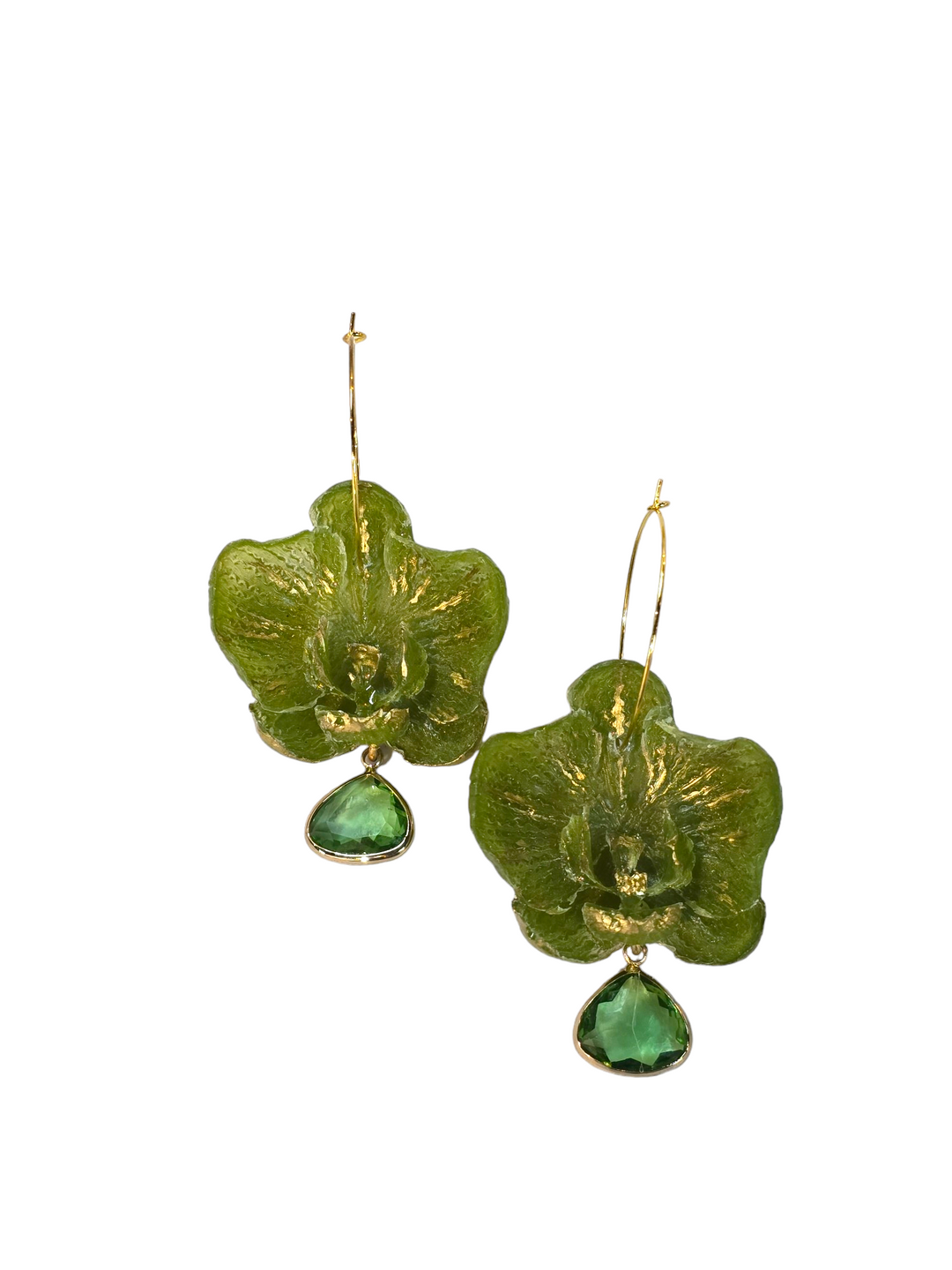 The Resin Gem Botanical Earring Collection