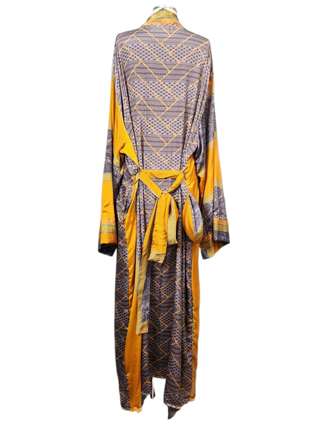 The Golden Geometry Reversible Men's Kimono-150