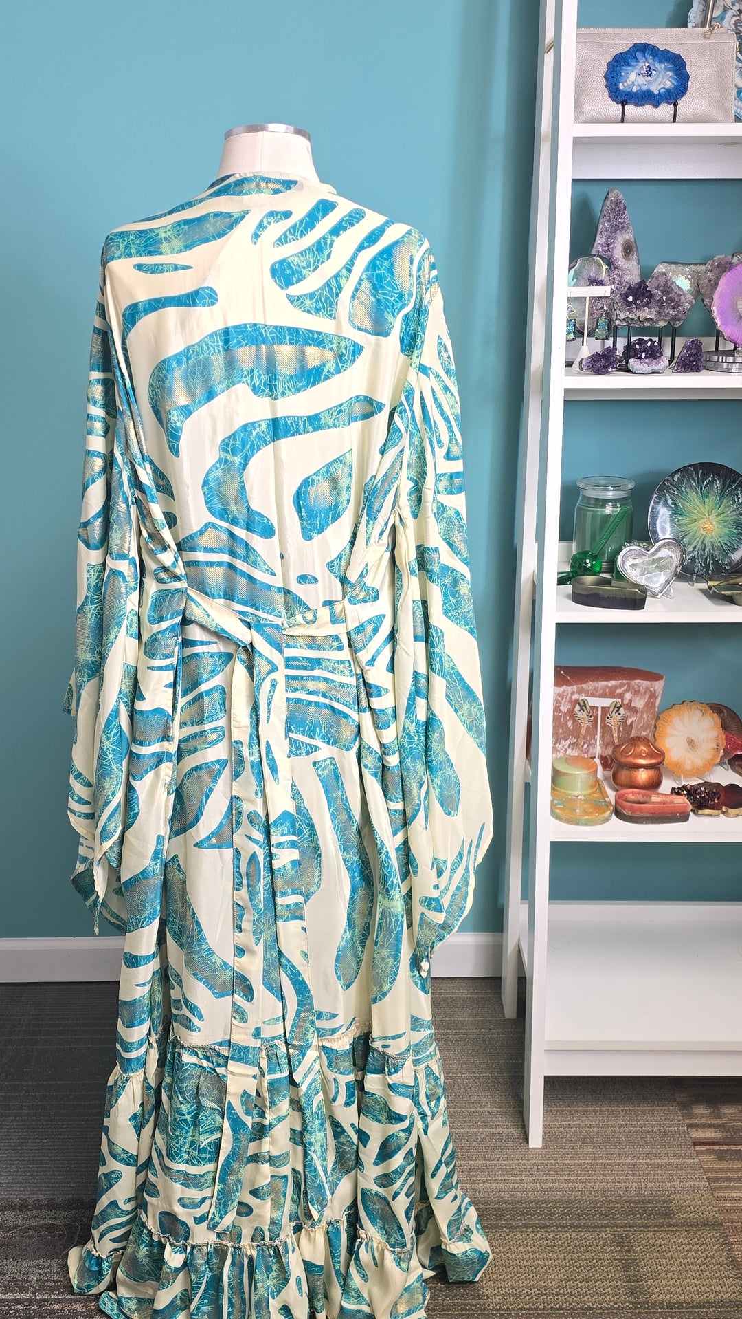The Ocean Mirage 2 Piece: Dress and Kimono Signature Set
