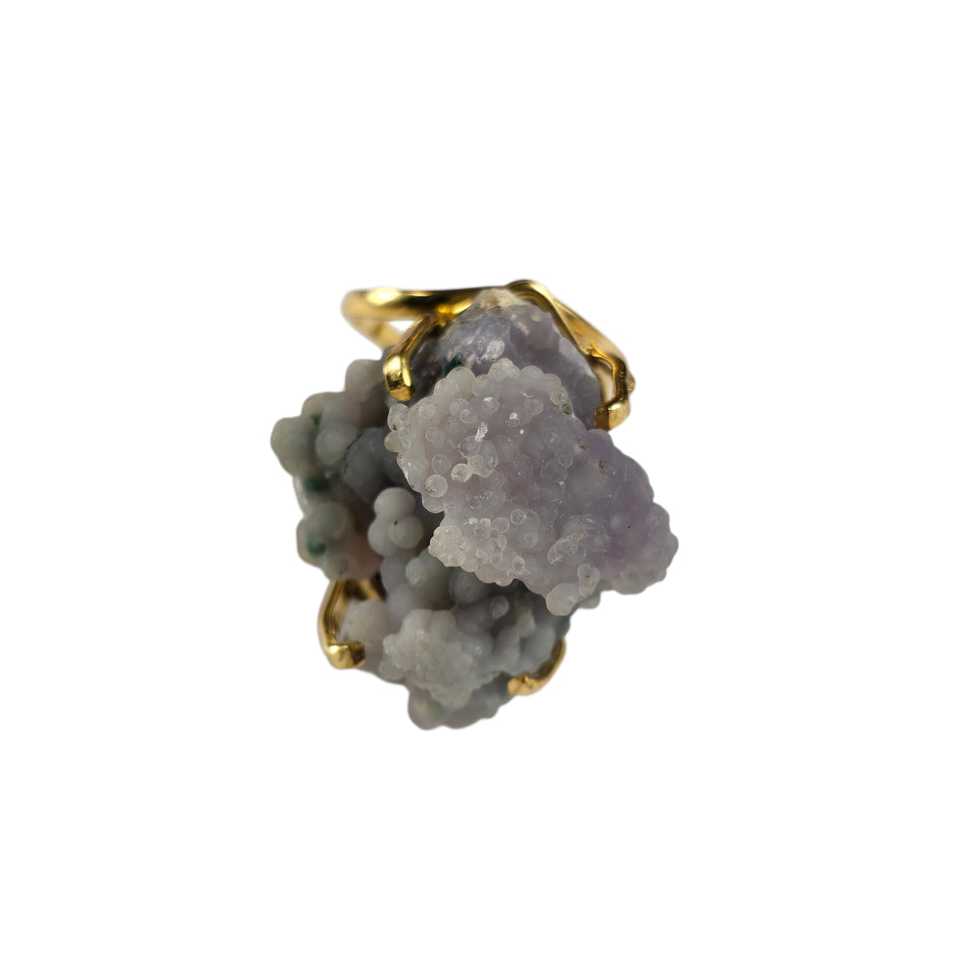 The Gretchen Grape Agate Ring Collection