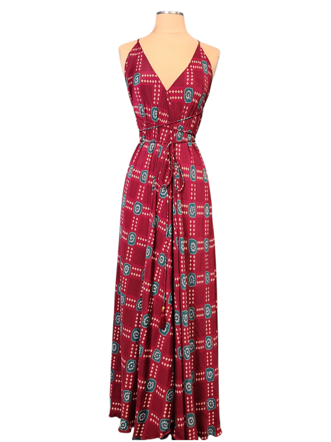 The Desert Pearl Silk Vault Tulip Arm Long Kimono & Point Dress Set-240