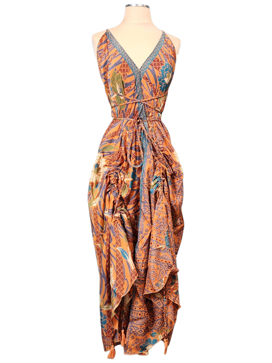 The Sunset Mosaic Point Dress-342