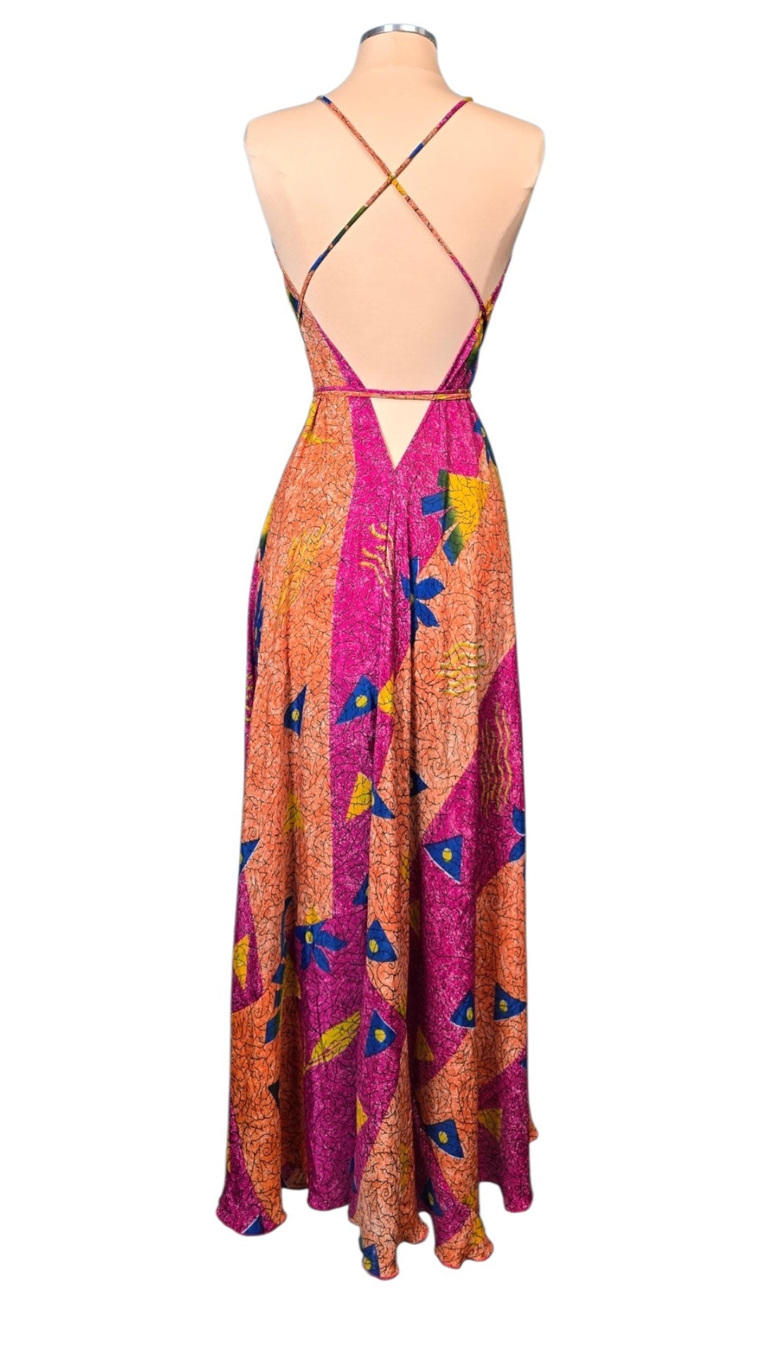 The Electric Lotus Vault Silk Tulip Arm Kimono & Point Dress Set