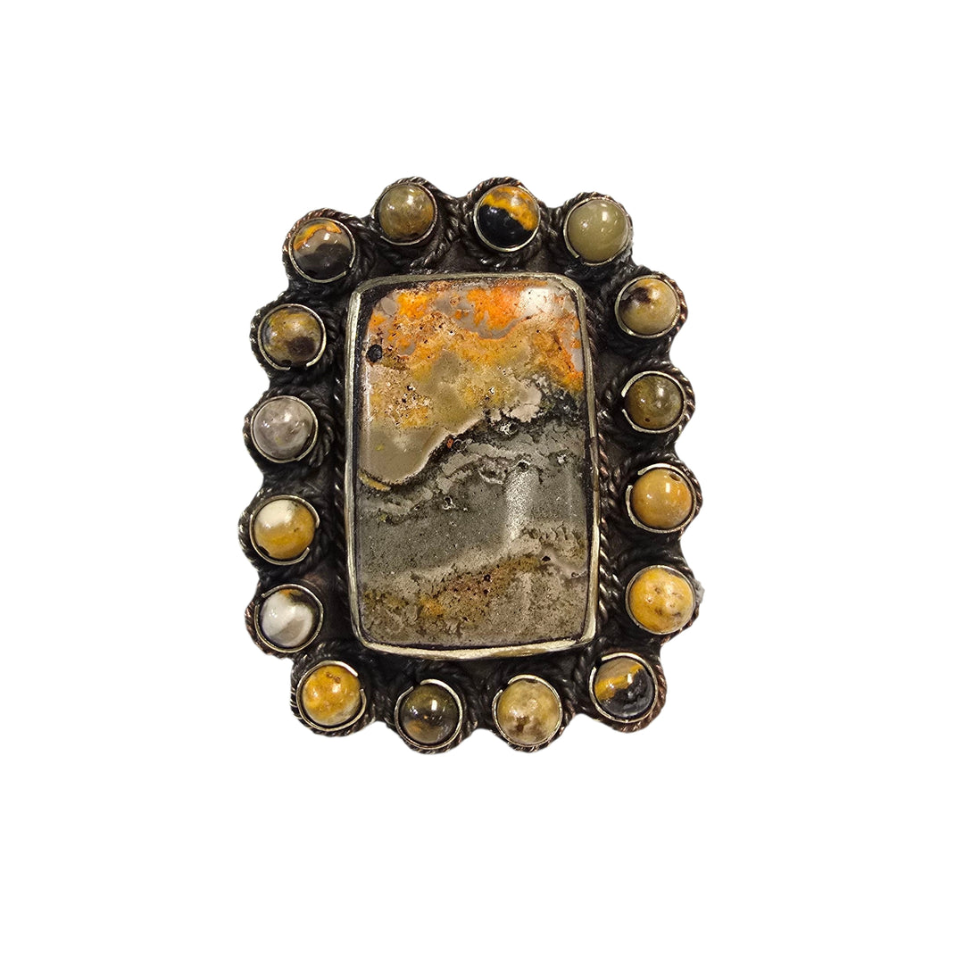 The Bumble Bee Jasper Ring Collection