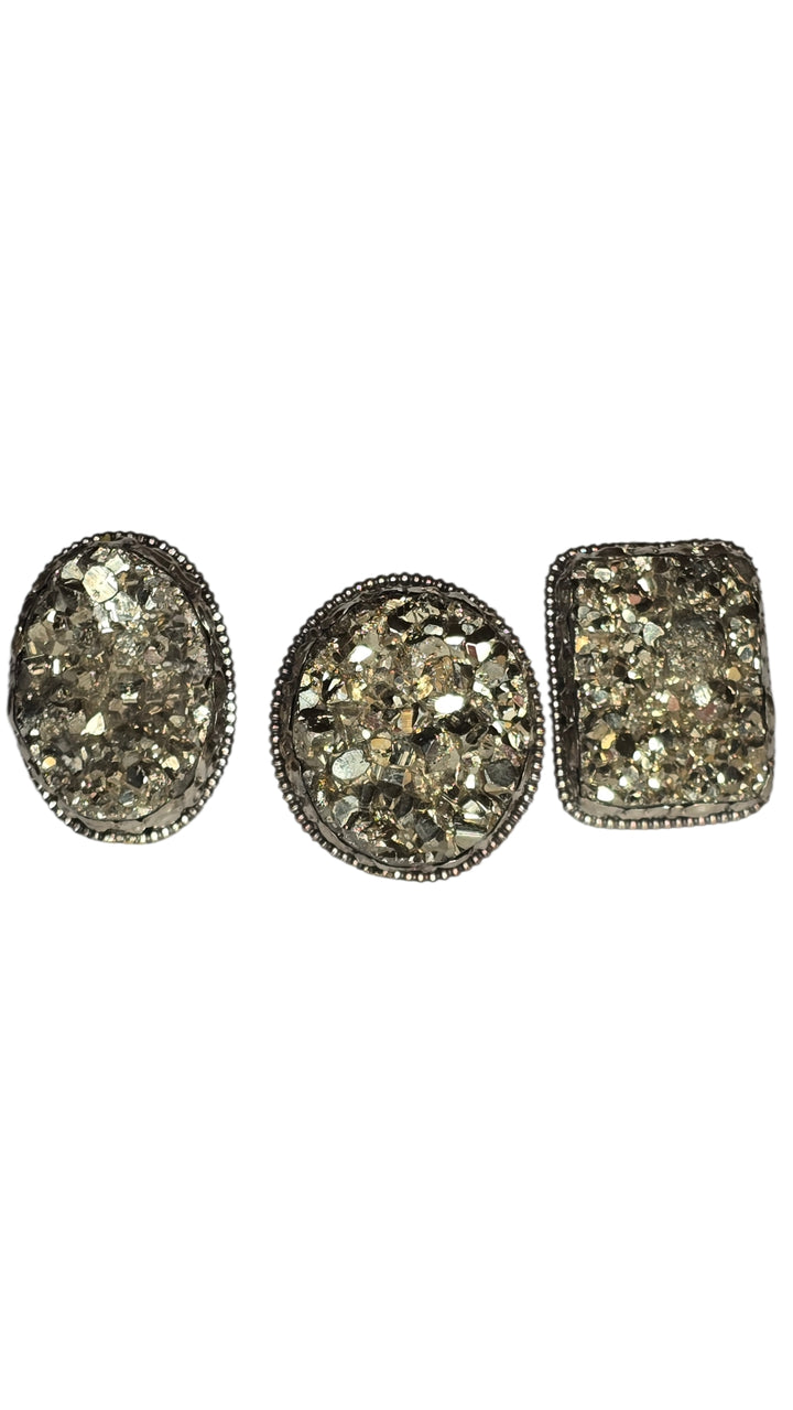 The Guilded Fortune Pyrite Ring Collection