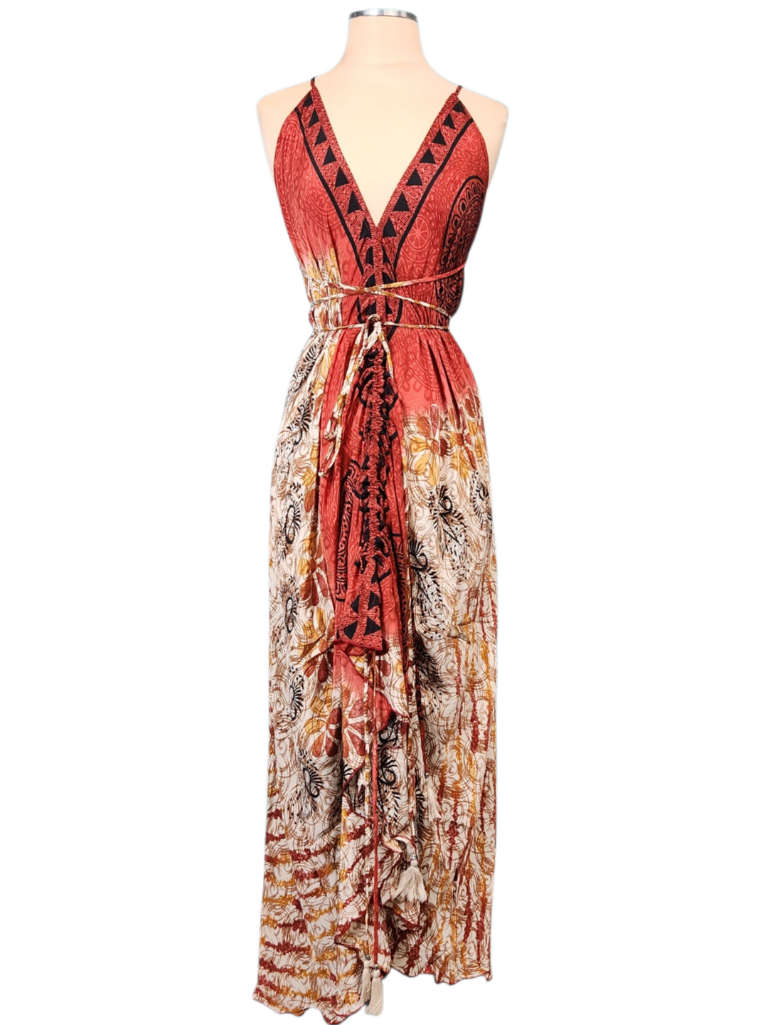 The Coral Serenade Point Dress-343