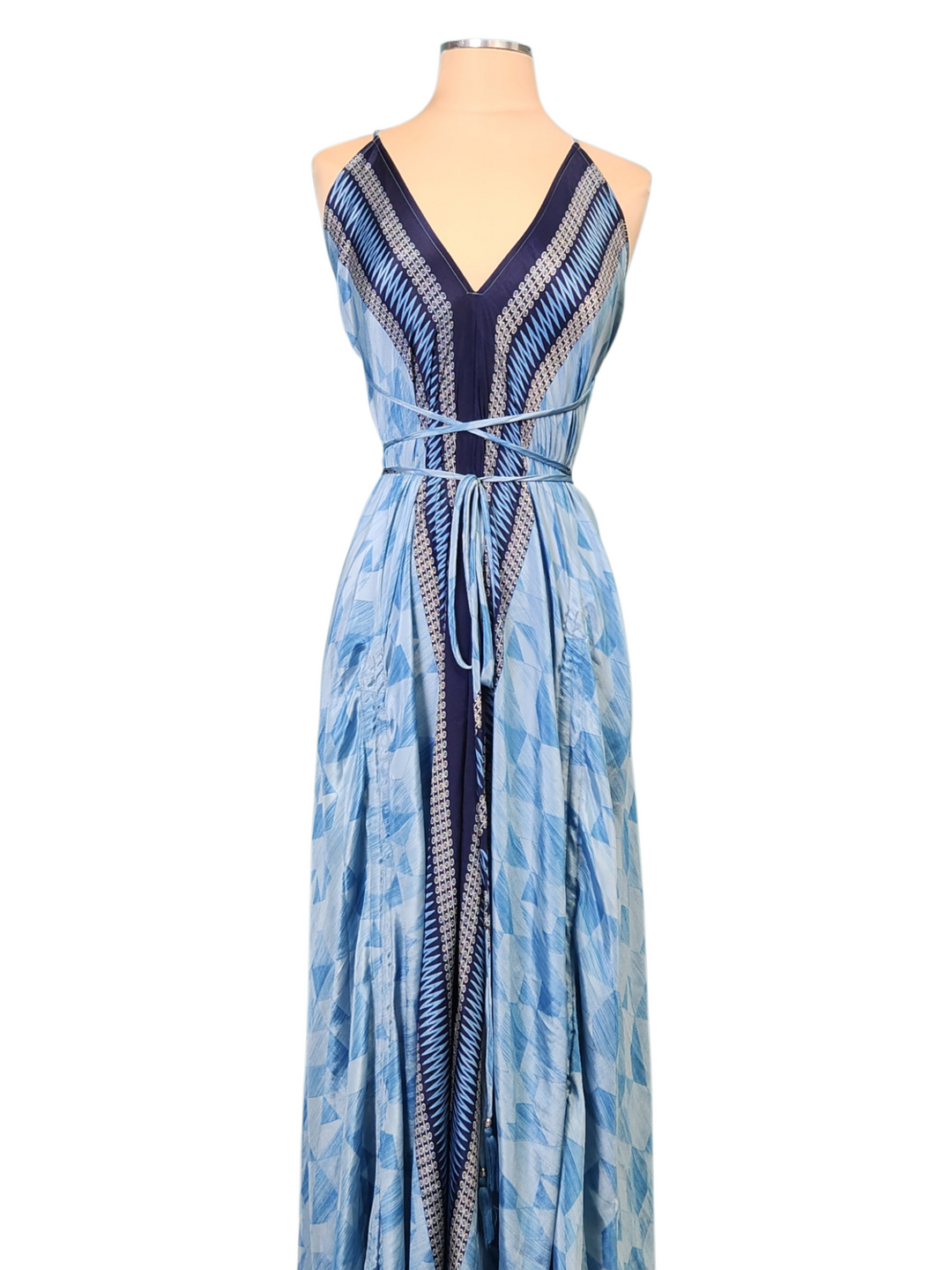 The Midnight Harbor Silk Vault Tulip Arm Short Kimono & Point Dress Set-228
