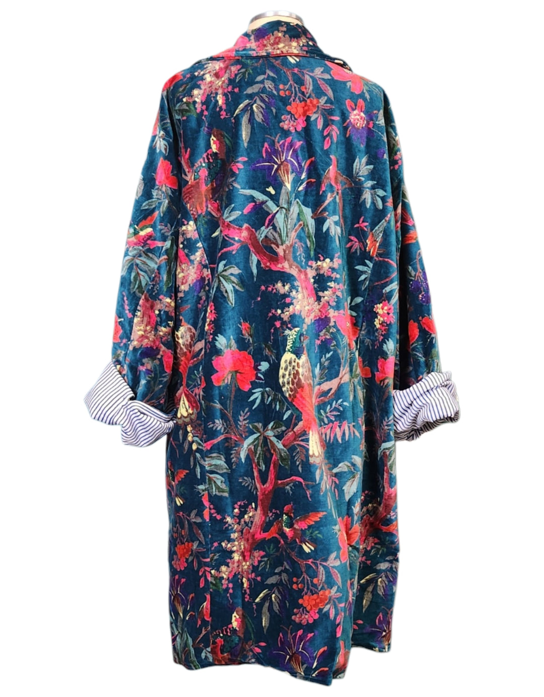 The Midnight Bloom Velvet Statement Jacket- 402