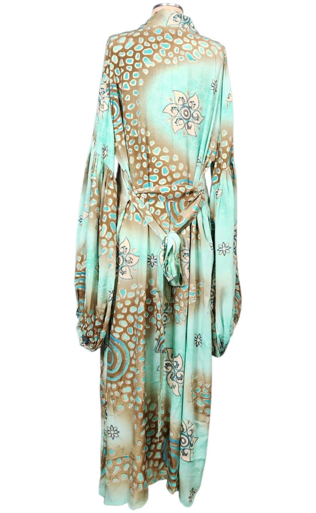 The Eucalyptus Sky Silk Kimono-135