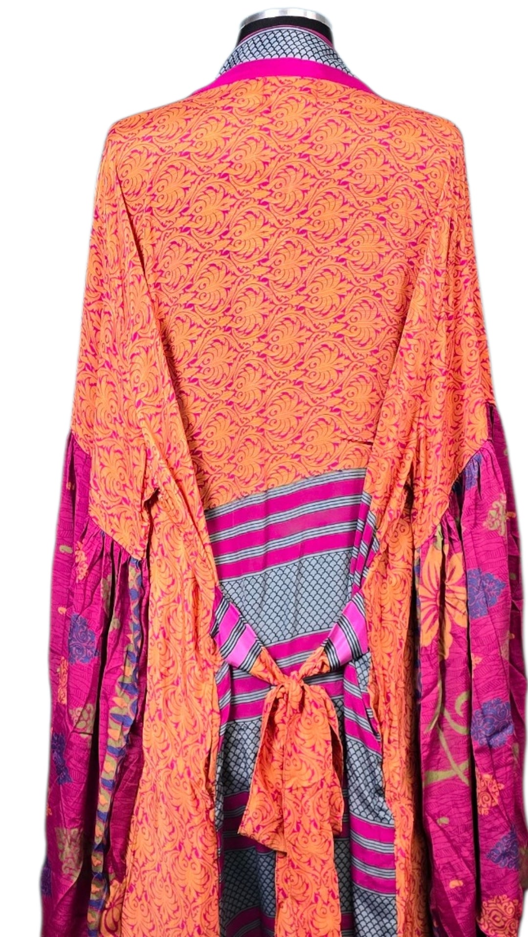 The Sunset Orchid Short Kimono/Duster