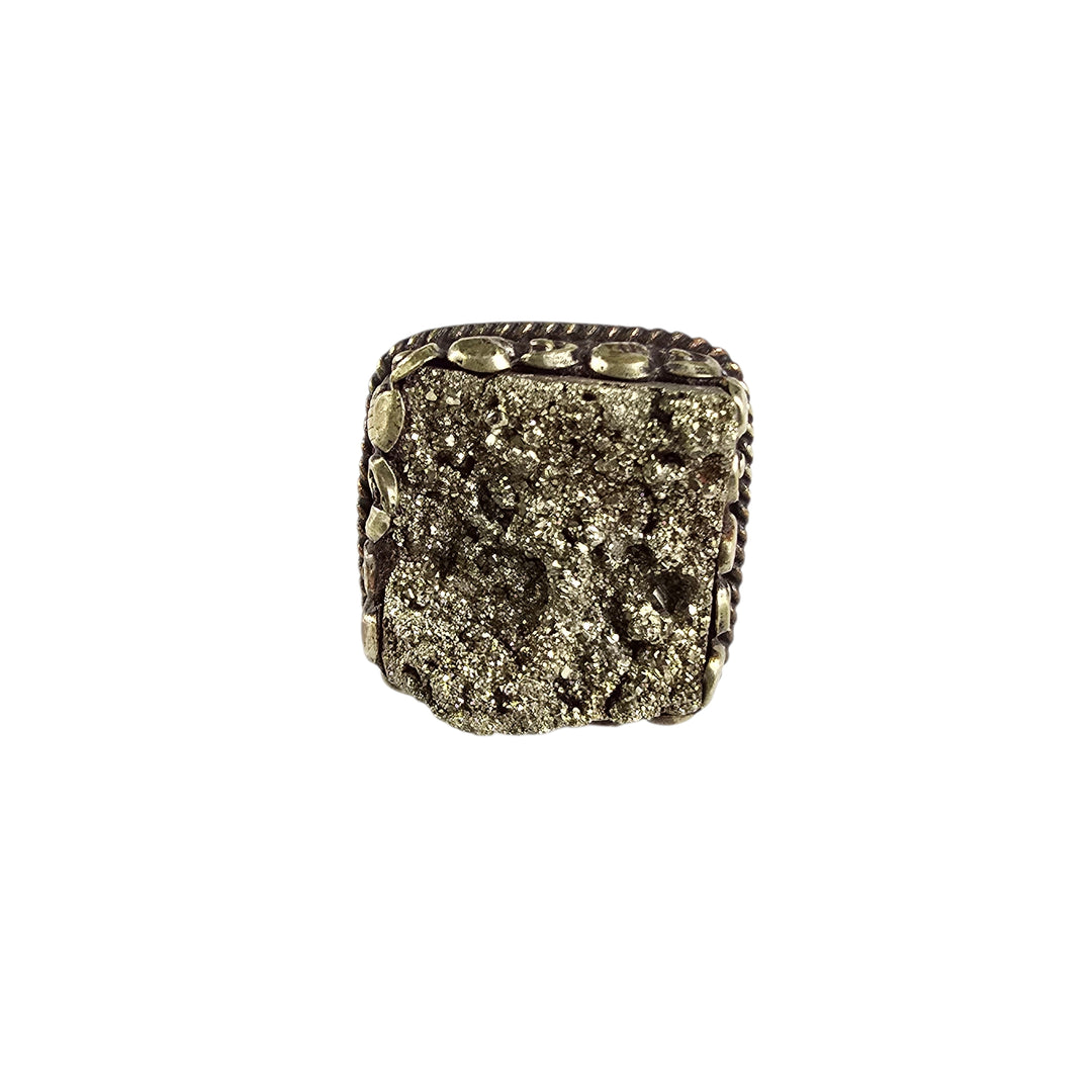 The Olly Pyrite Ring Collection