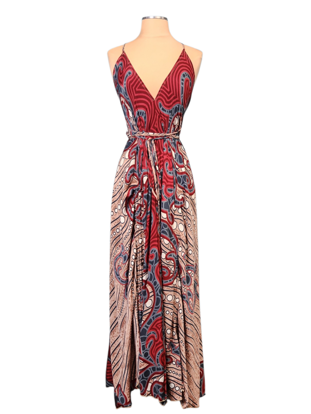 The Crimson Mirage Point Dress-312