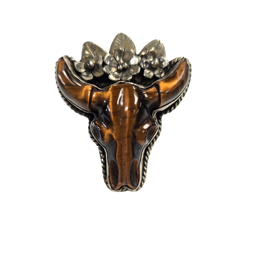 The TigersEye Adjustable Ring