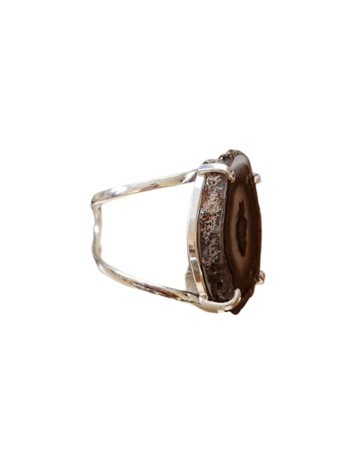 The Earthbound Echo Agate Ring-504