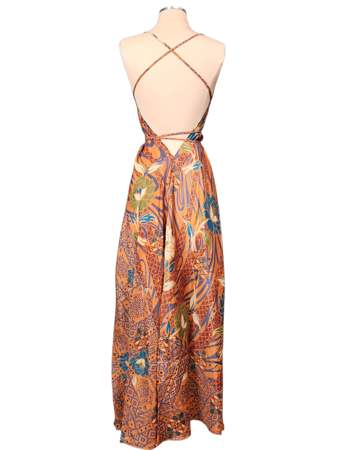 The Sunset Mosaic Point Dress-342