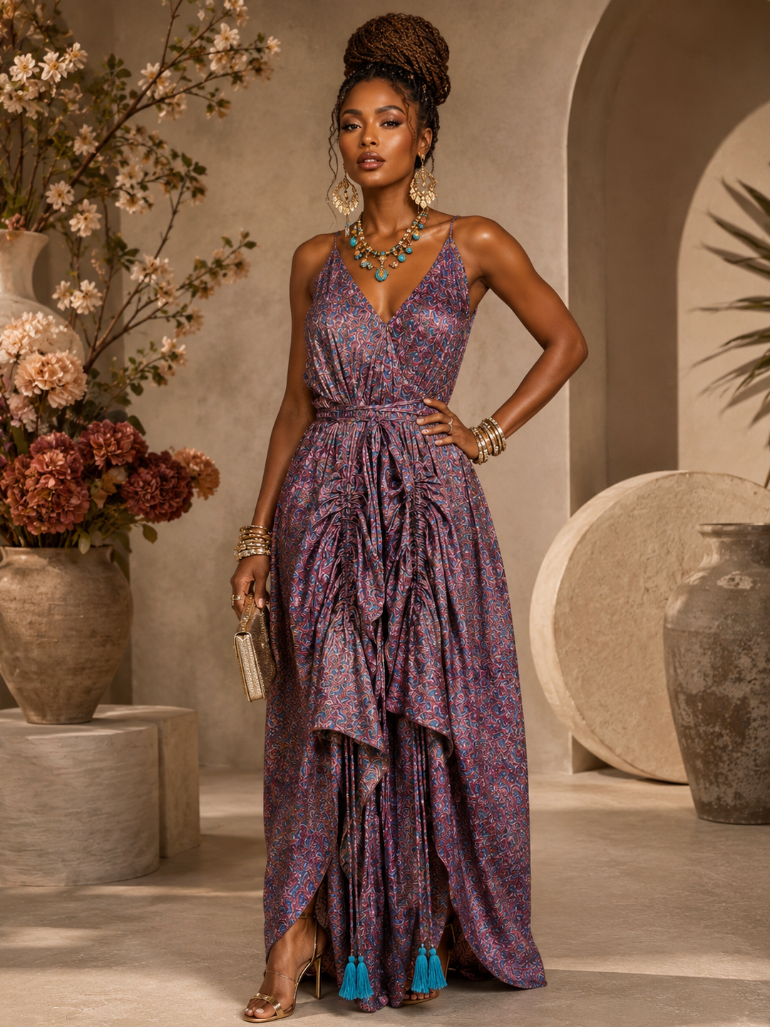 The Rosewater Reverie Point Dress-345