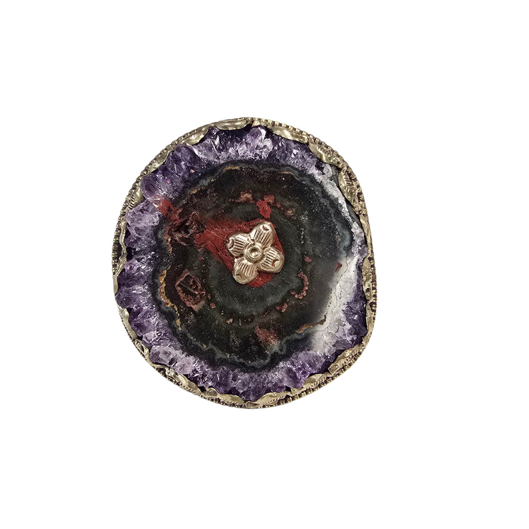 The Amethyst Stalactite Ring Collection