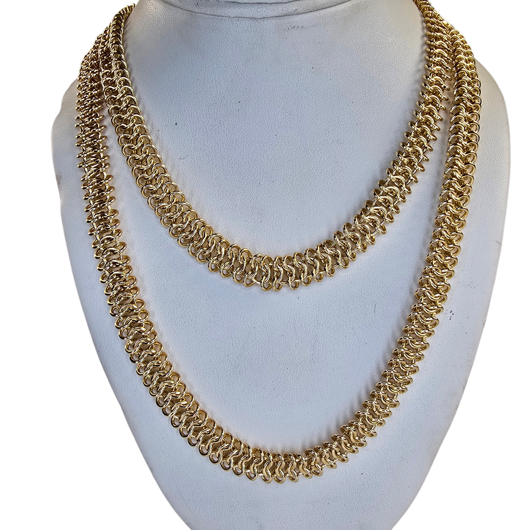 The Molten 18kt gold plated necklace