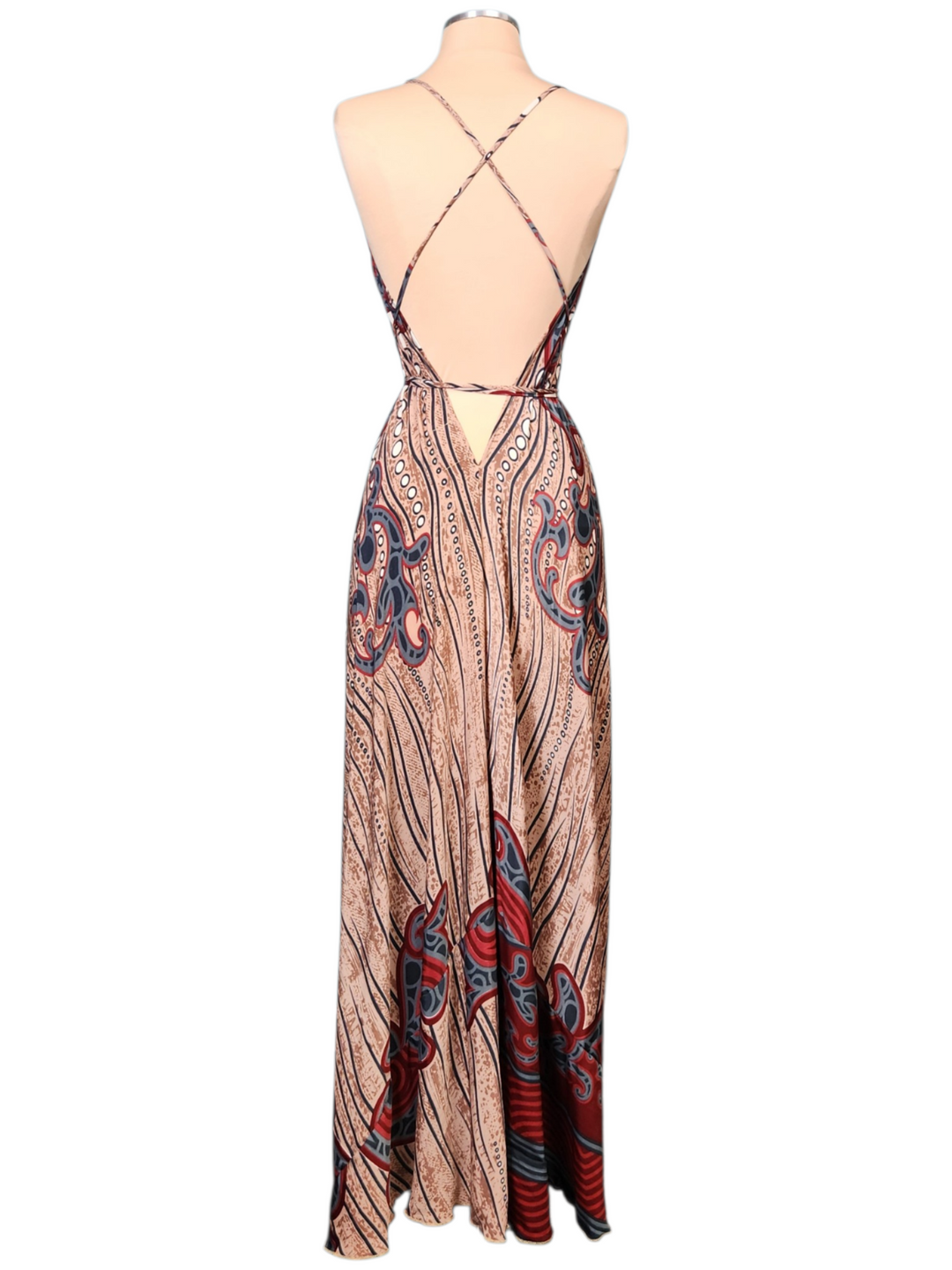 The Crimson Mirage Point Dress-312