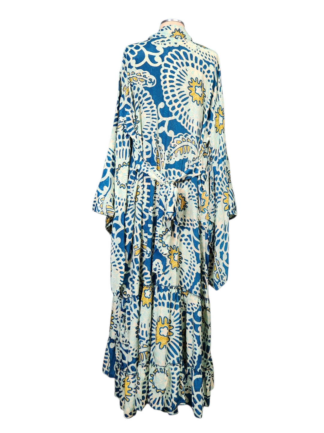 The Ocean Pearl Kimono & Point Dress Set - 258