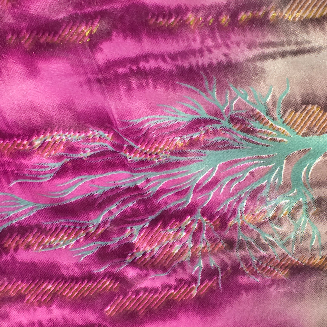 The Purple Tree of Life Kimono Collection