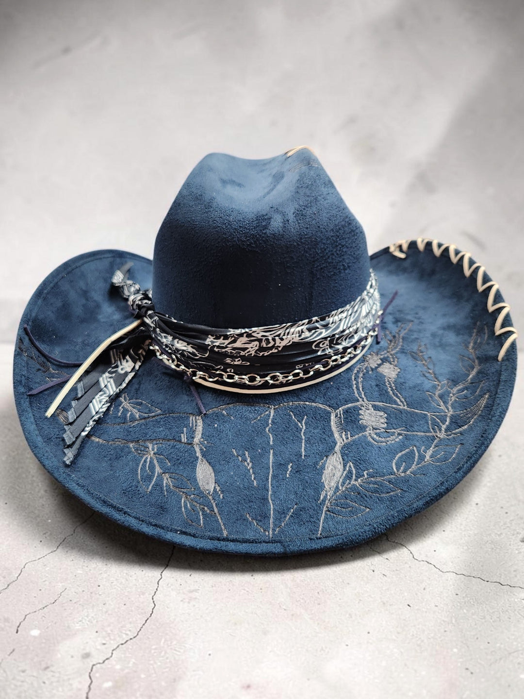 The Midnight Rodeo Vegan Suede Hat - 816