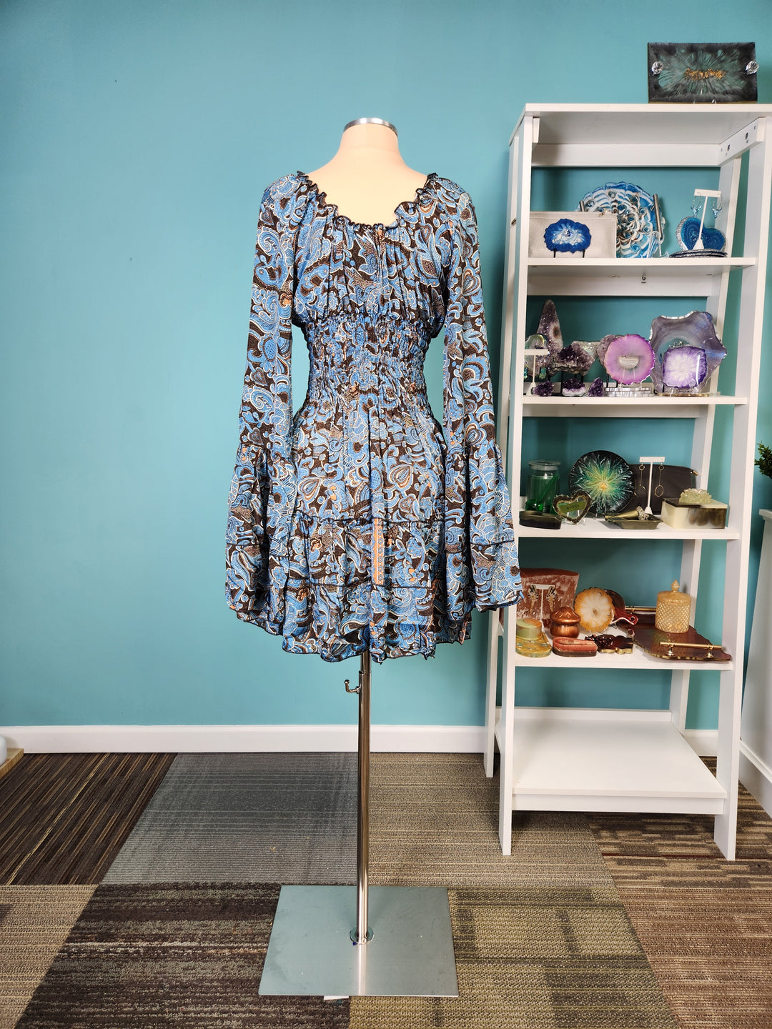 The Blue Willow Short Dress-302