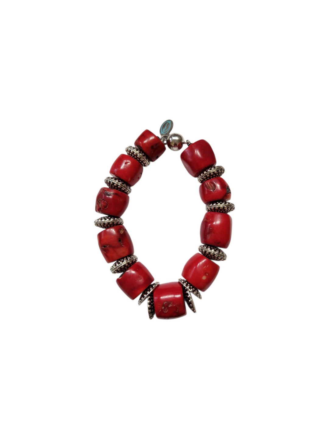 Geniune Coral Chunky Bracelet - 718