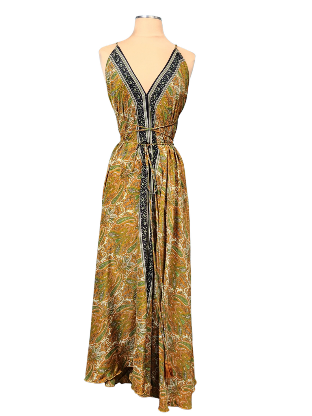 The Golden Paisley Muse Point Dress-341
