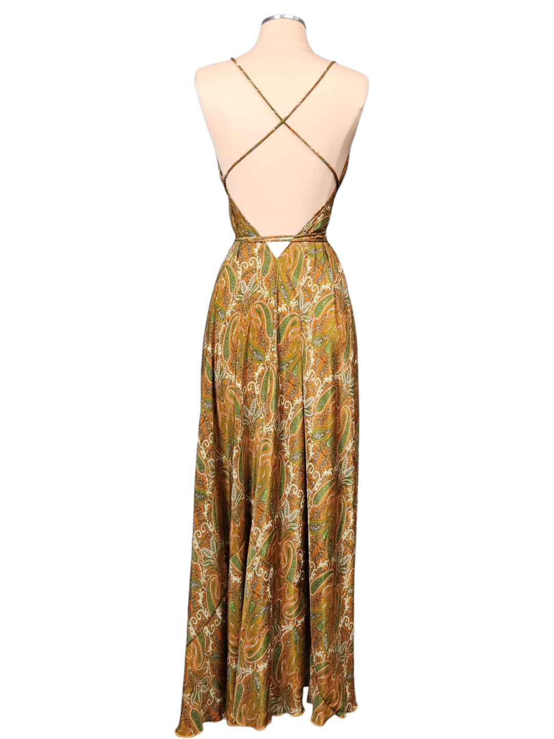 The Golden Paisley Muse Point Dress-341