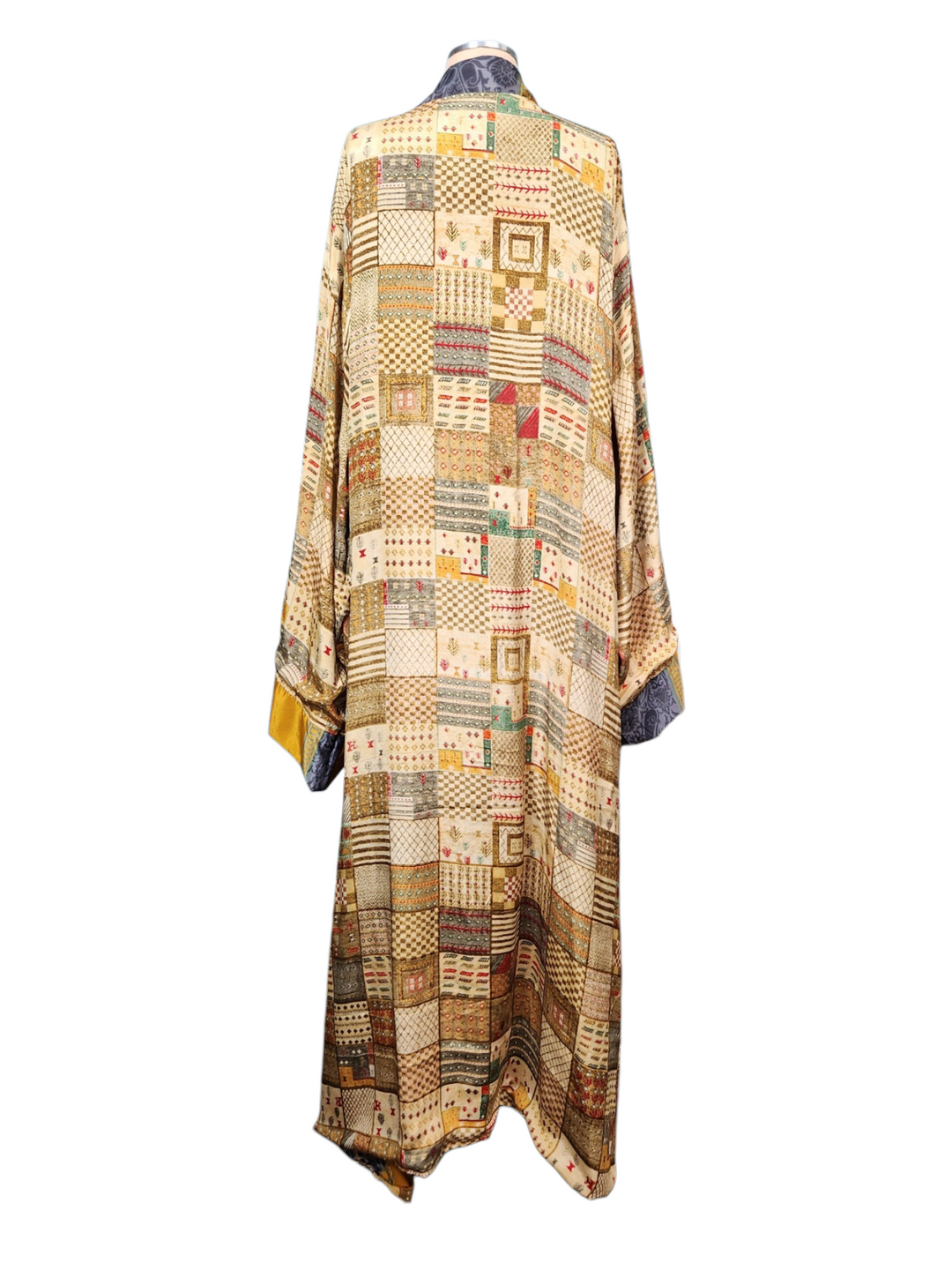 The Golden Geometry Reversible Men's Kimono-150