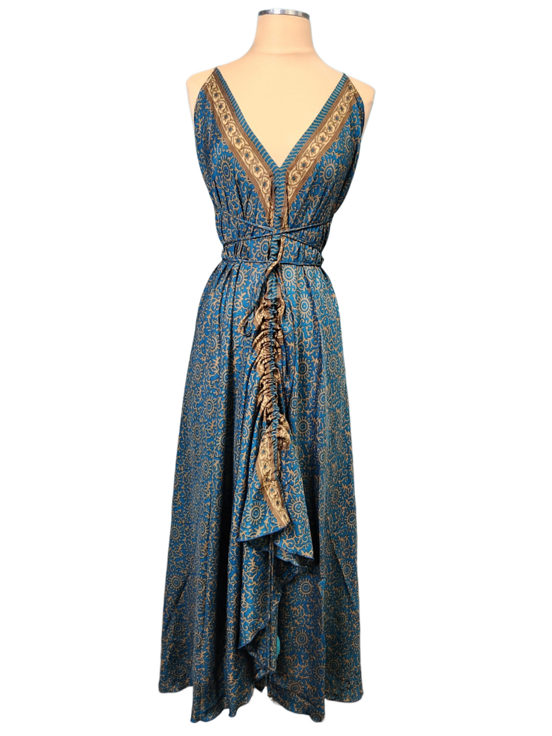 The Sapphire Serenade Point Dress-340