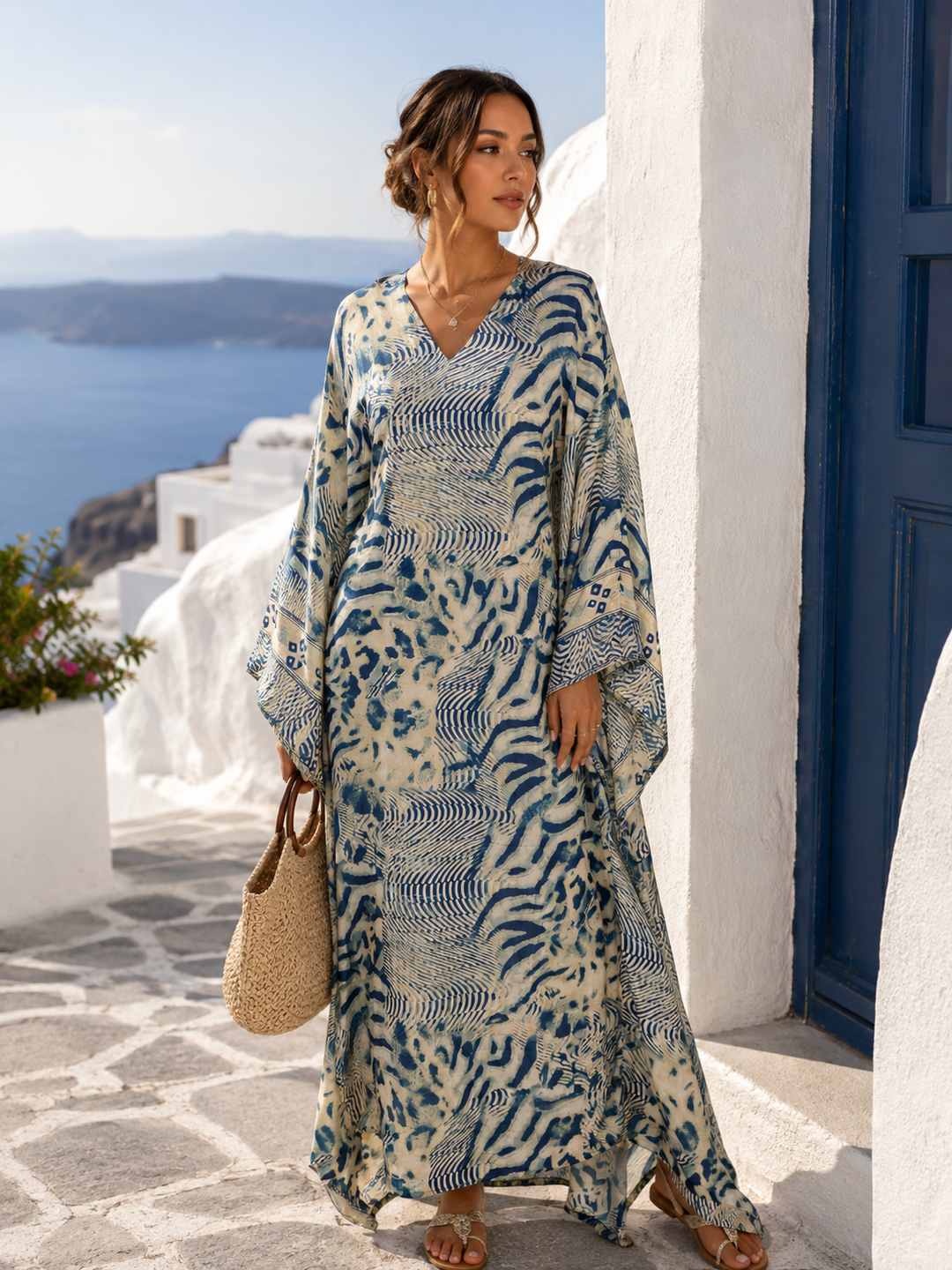 The Coastal Current Hooded Kaftani-407