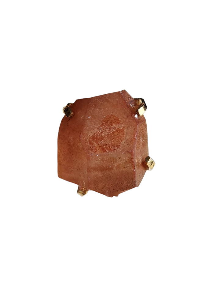 The Rose Ember Pink Lithium Arc Ring