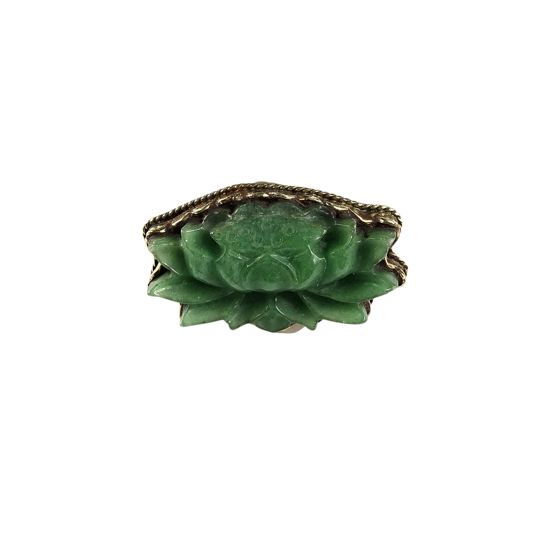 The Lotus Jade  Ring