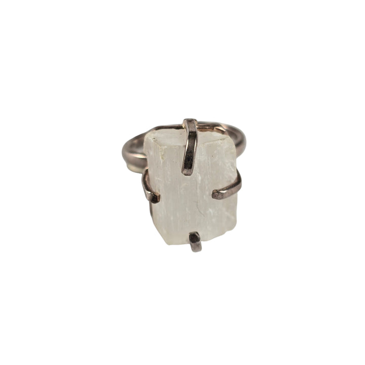 The Maple Selenite Ring Collection