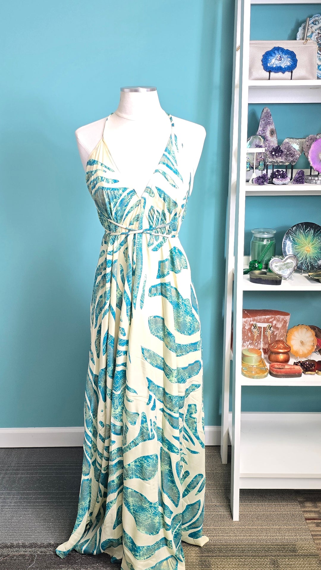 The Ocean Mirage 2 Piece: Dress and Kimono Signature Set