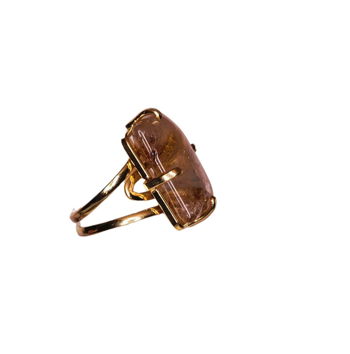 The Majesty Rutilated Quartz Wrap Ring