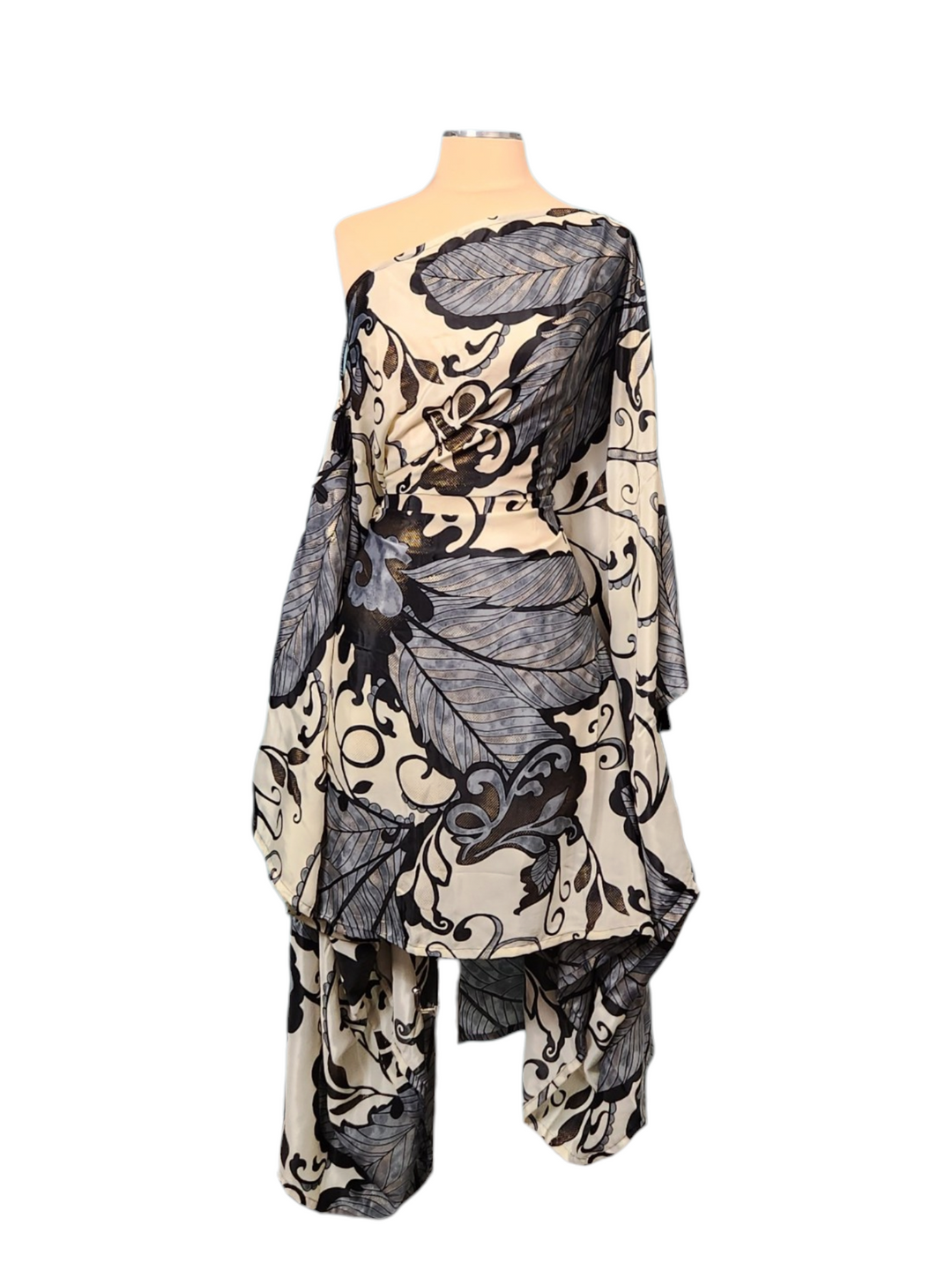 The 36" Midnight Garden Silk Dress/Shirt - 351
